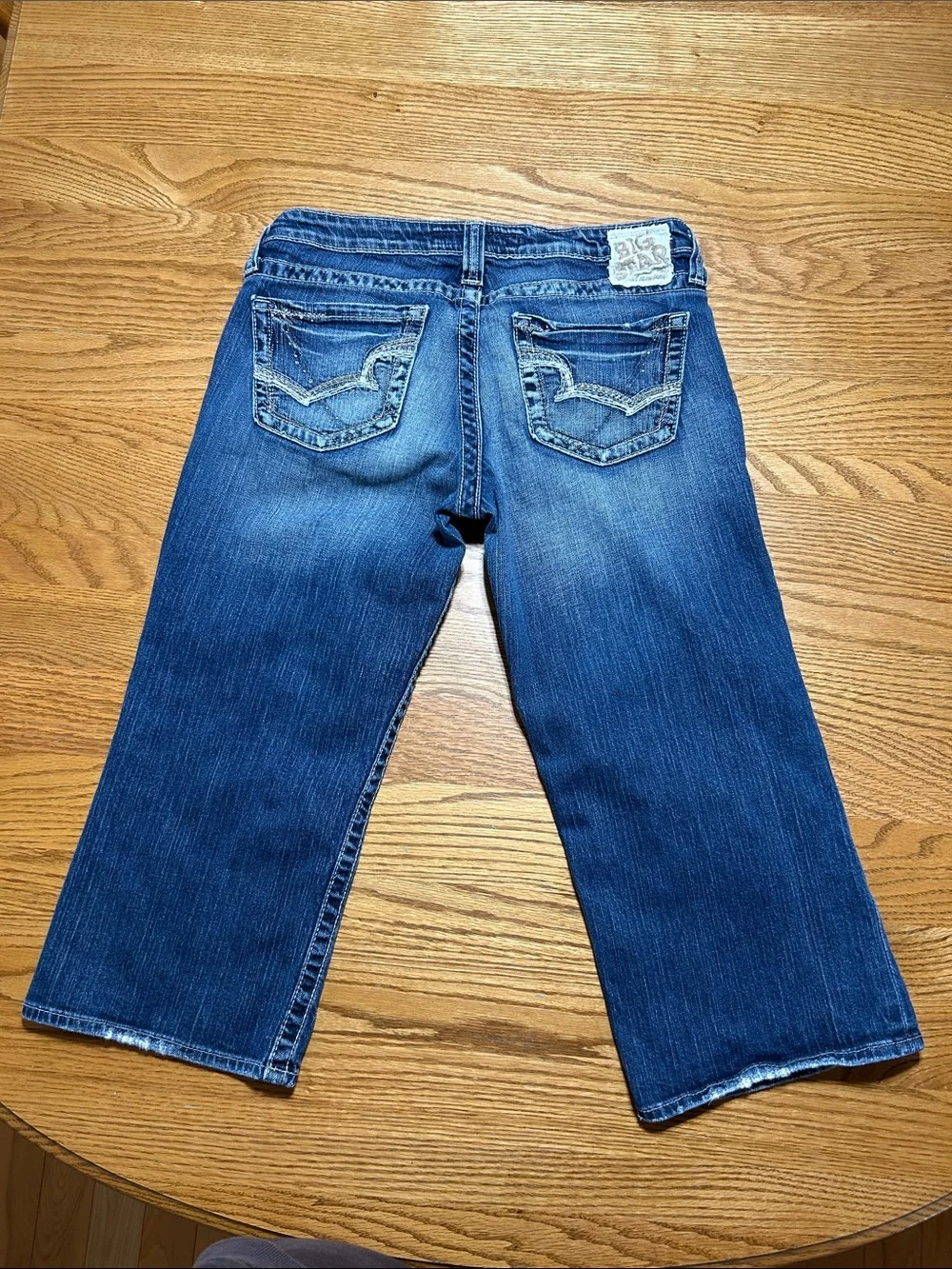 Women’s Big Star The Legendary Blue Jean Cropped Low Rise Size 31